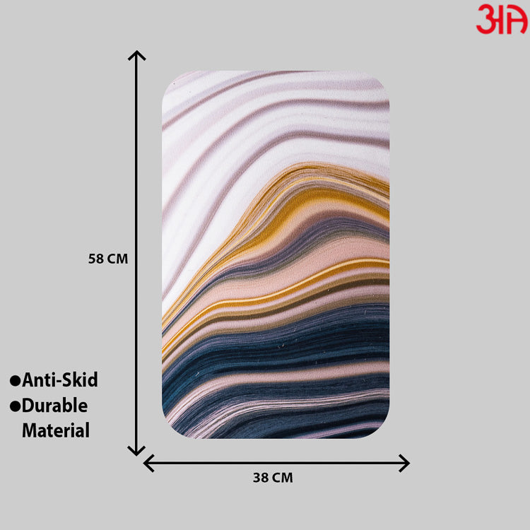 Water Absorbent Mat - Design 7 (38x58) CM