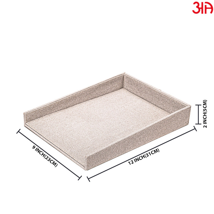 Off White A4 Paper Tray (23x31x5)-CM