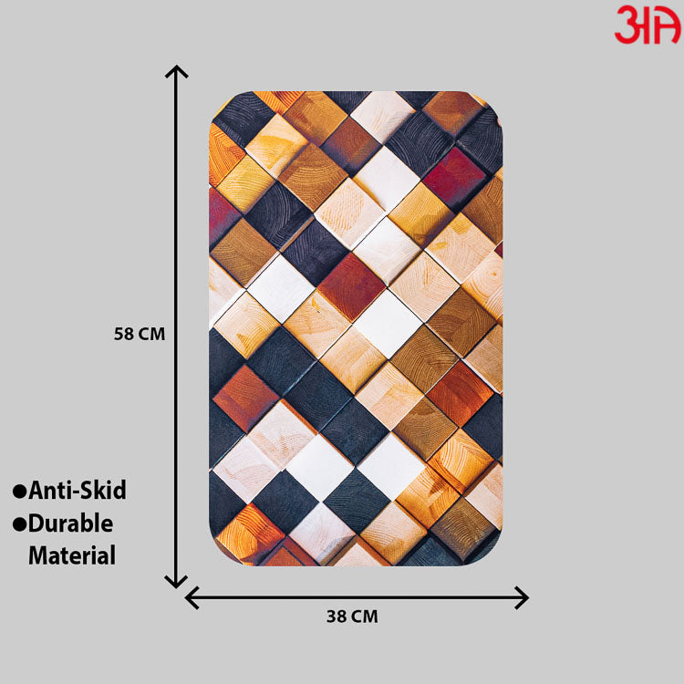 Water Absorbent Mat - Design 6 (38x58) CM