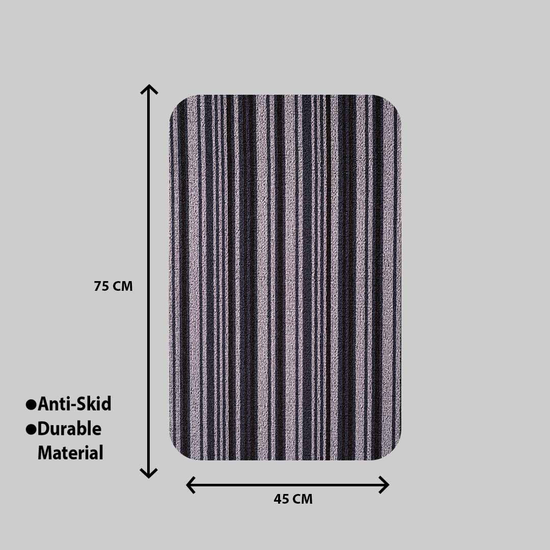 Hoopla Stripe Pvc Front Door Mat (45X75)-CM