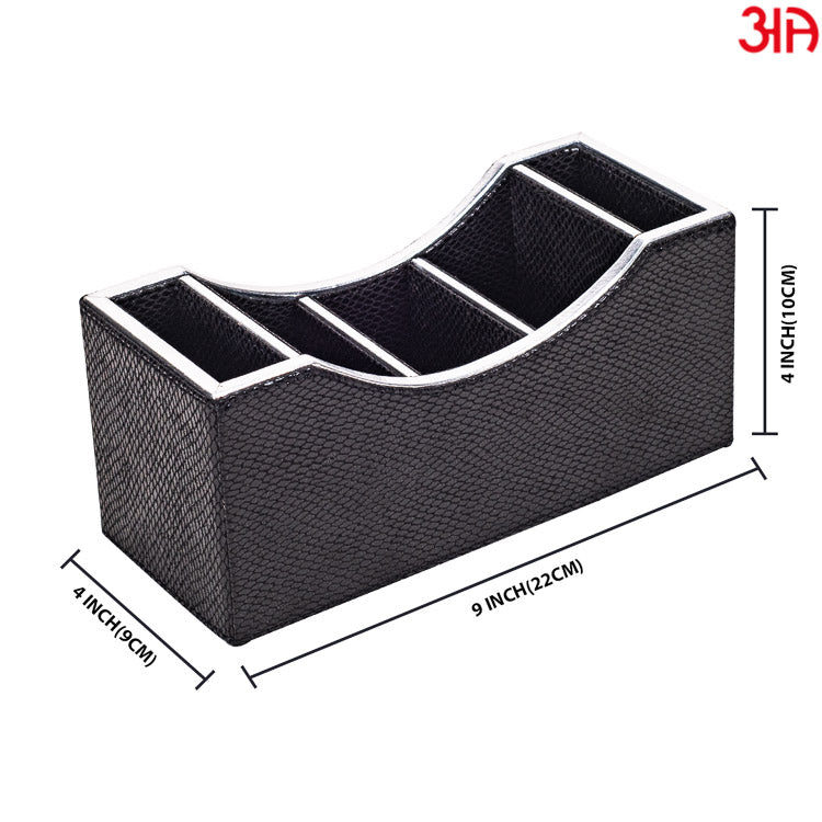 Black Multi Utility Holder ( 5 Pockets ) (22x9x10)-CM