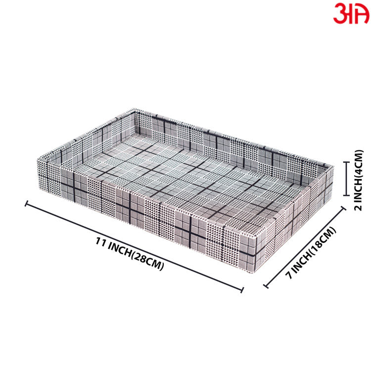 Grey Multi Purpose Tray (28X18X4)-CM