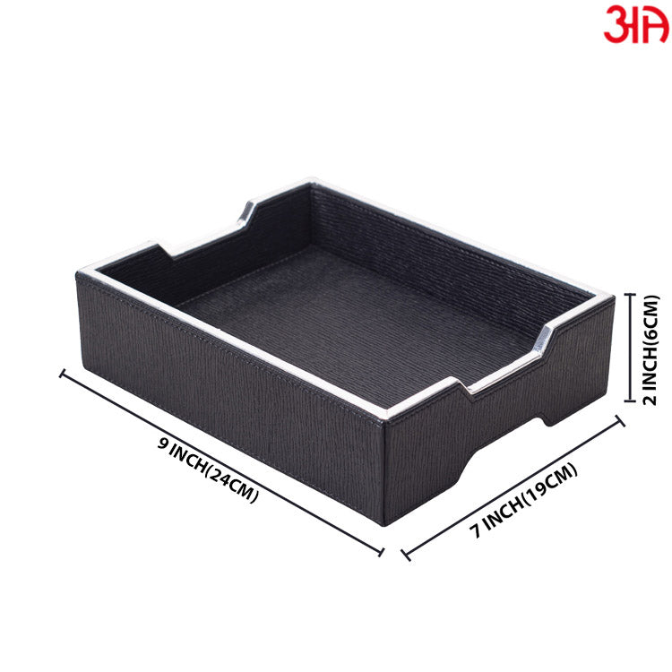 Black Multi Purpose Tray (24X16X9)-CM