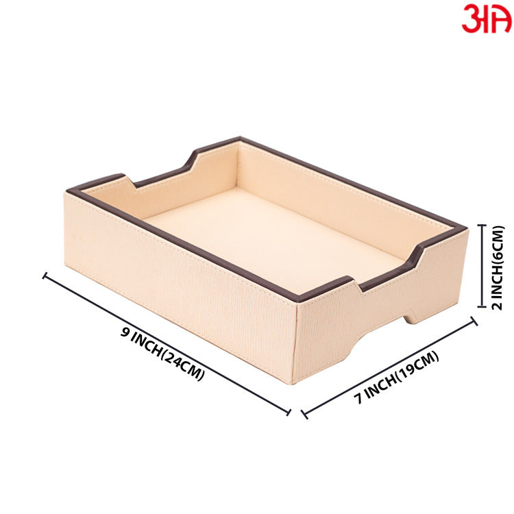 Beige Multi Purpose Tray (24x19x6)-CM