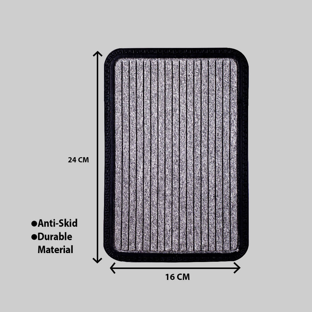 Light Grey Glory Front Door Mat (16x24) CM