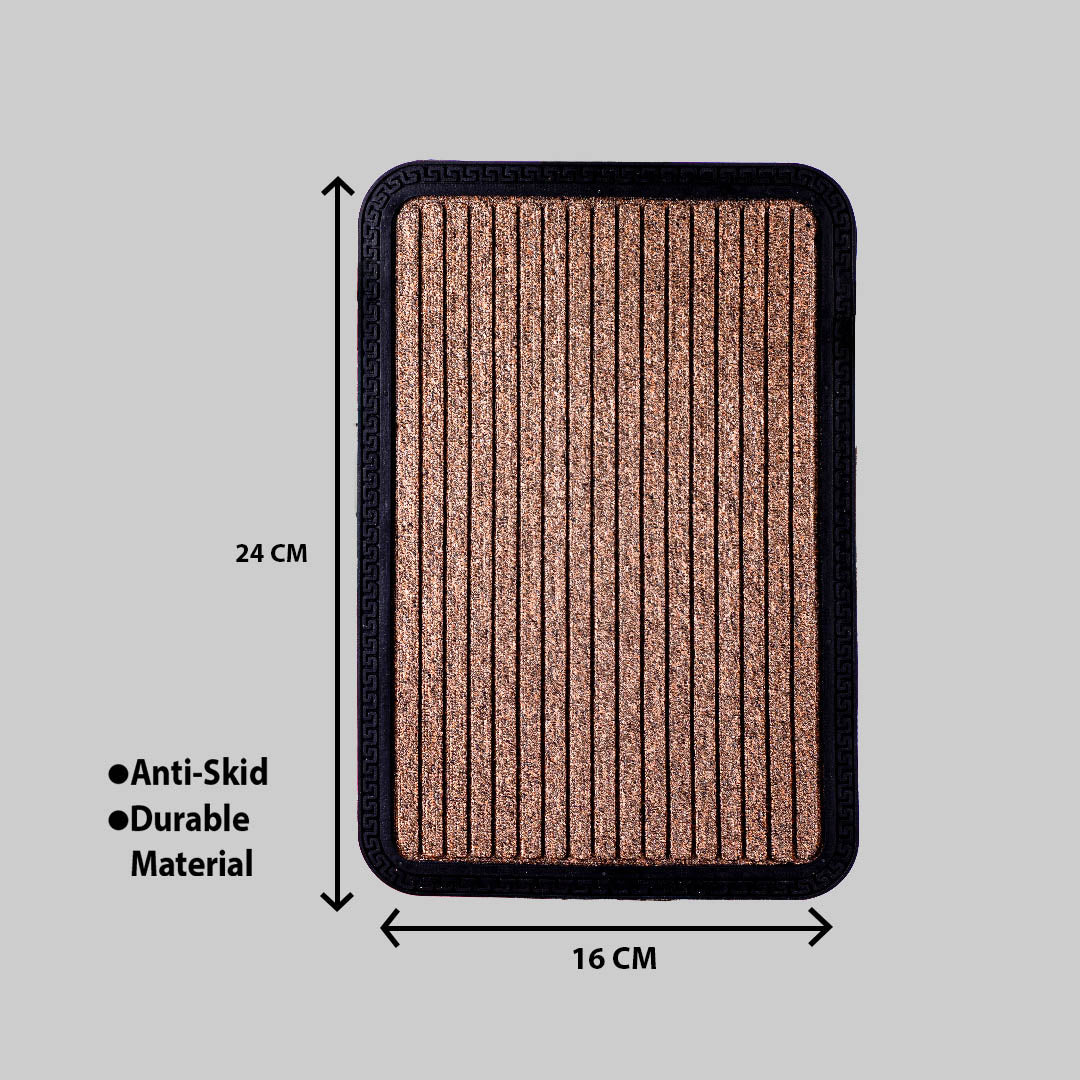 Light Brown Glory Front Door Mat (16x24) CM
