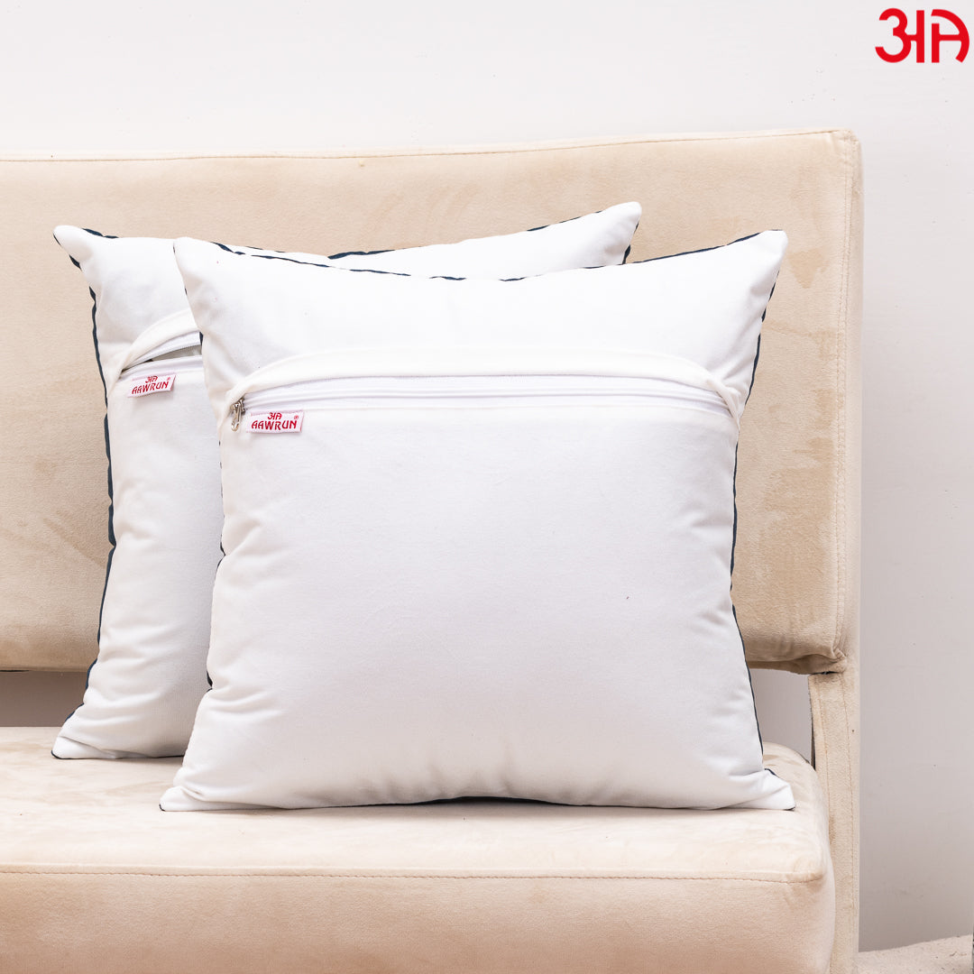 animal print cushion cover front back