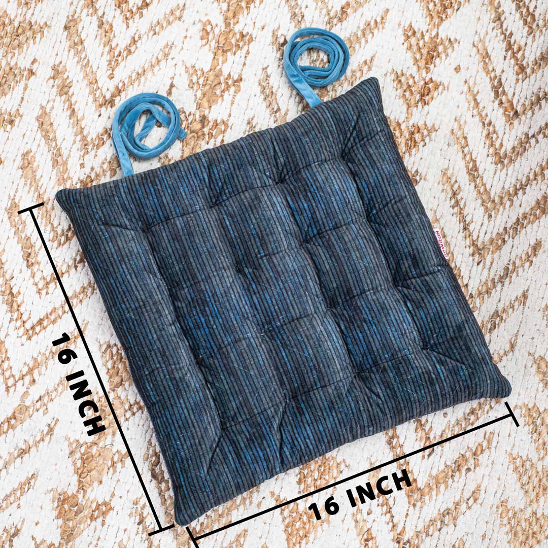 Premium Velvet Quilted Chair Pad