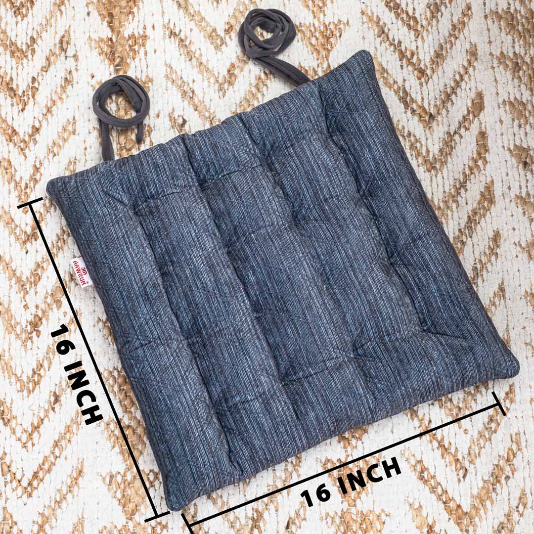 Premium Velvet Quilted Chair Pad