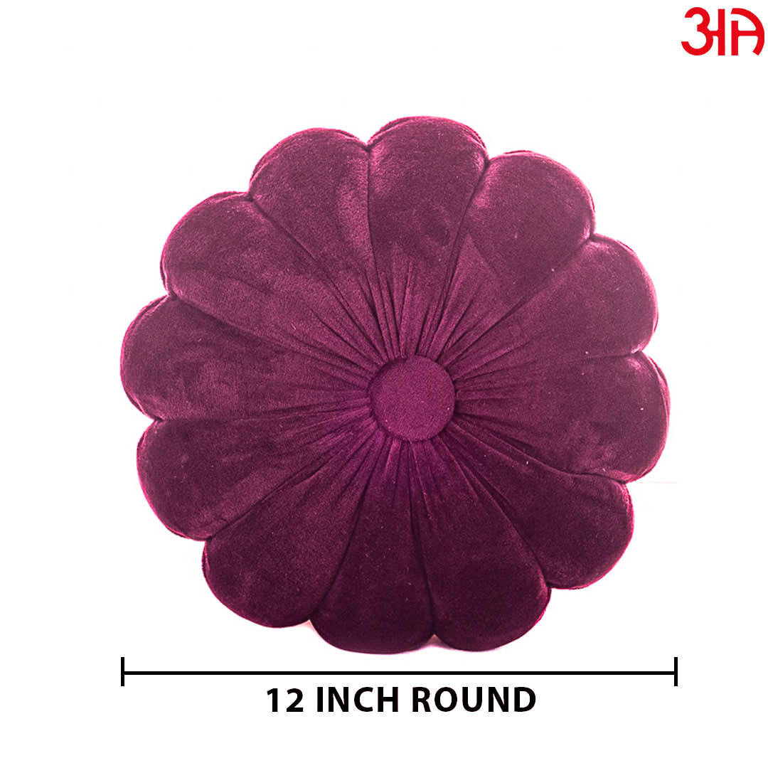 Petal Round Cushion With Filler