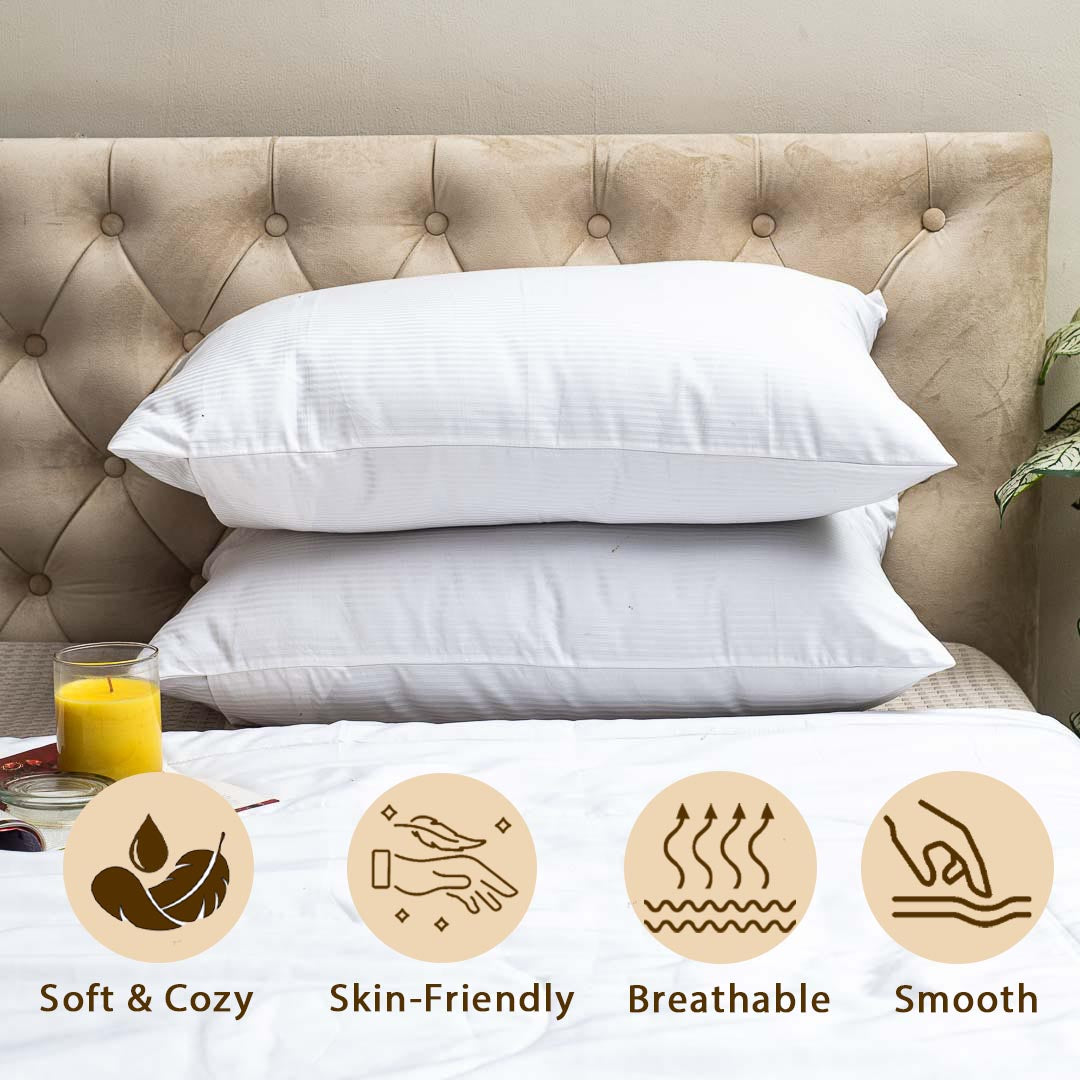 Mix 300TC- Pillow Cover (02 Pcs Set)