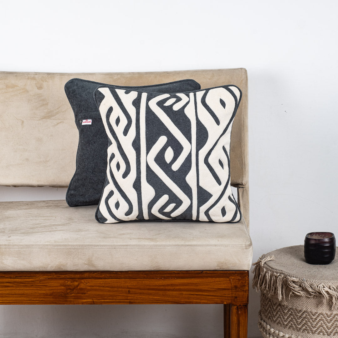 Abstract Pattern Cushion Cover – Luxury Decorative Throw Pillow