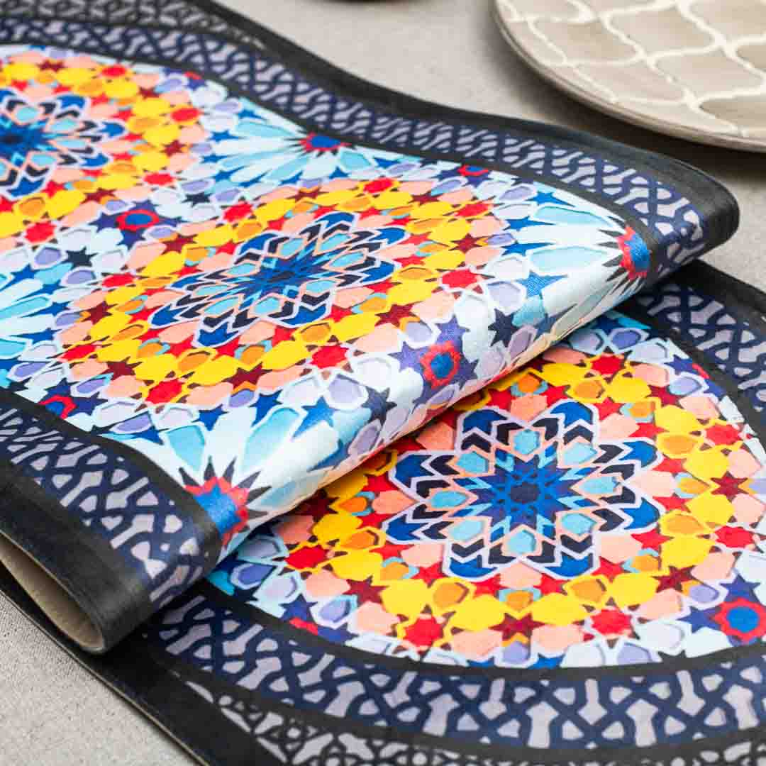 Premium Abstract Digital Printed Table Runner