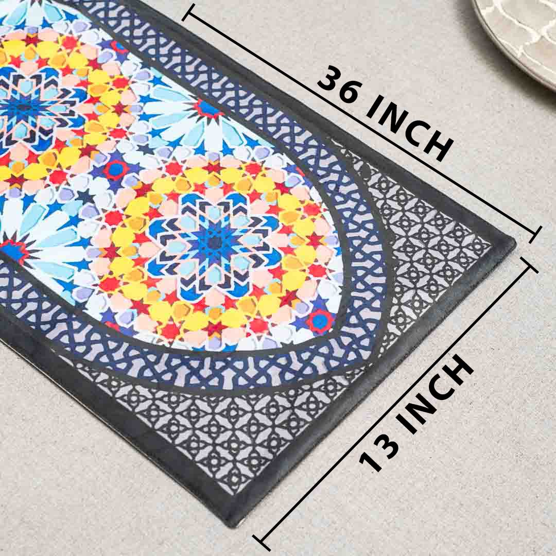 Premium Abstract Digital Printed Table Runner