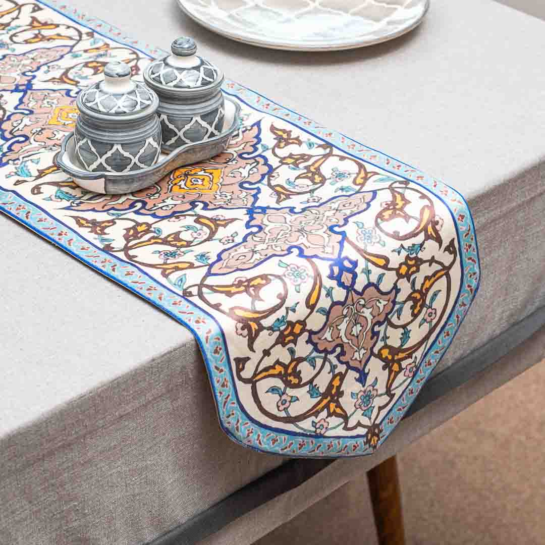 Handblock Digital Printed Table Runner