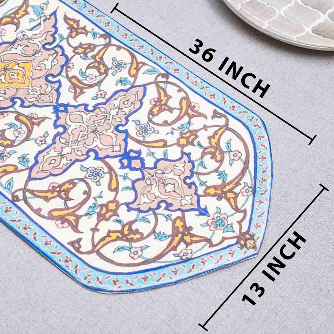 Handblock Digital Printed Table Runner