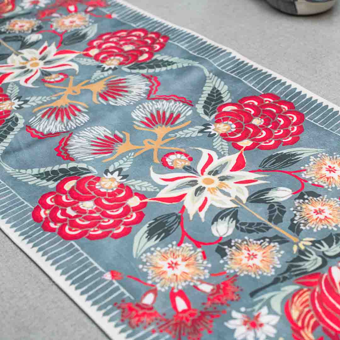 Flower Digital Printed Table Runner