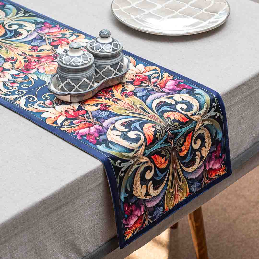 Vintage Cross Digital Printed Table Runner