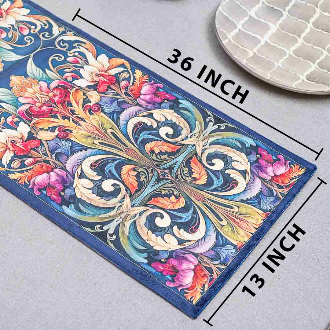 Vintage Cross Digital Printed Table Runner