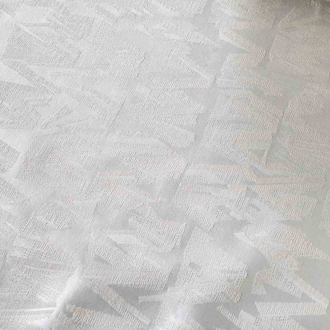 premium Silver Scribble Design Bedcover Set