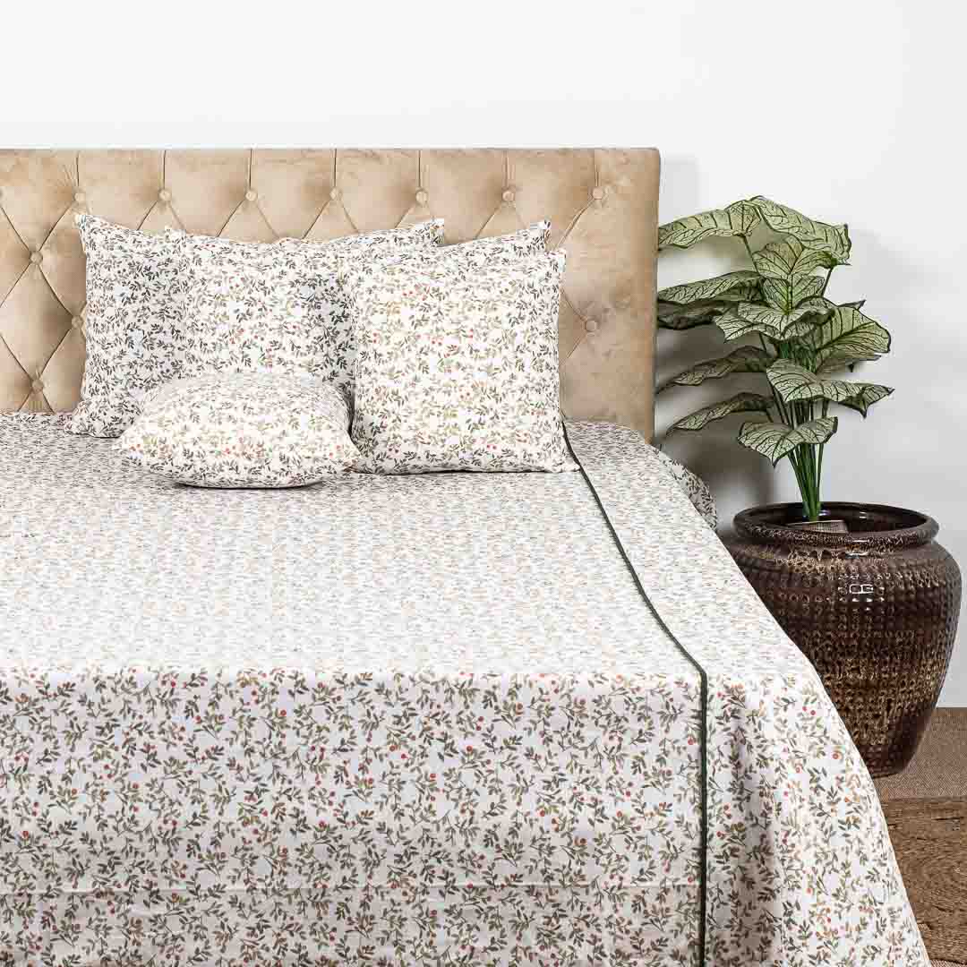 Premium Cotton Jacquard Exp Bedcover Set (1+2+2)