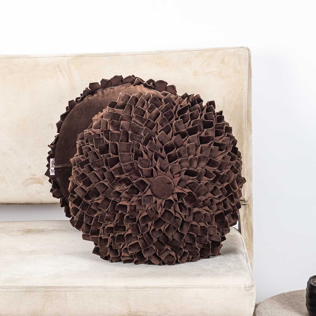 Premium Dalia Flower Cushion Cover