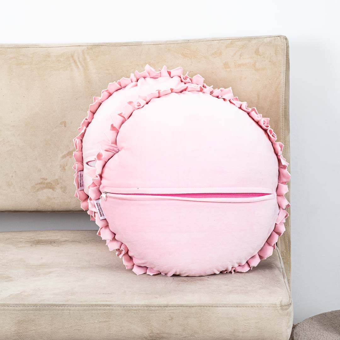 Premium Dalia Flower Cushion Cover