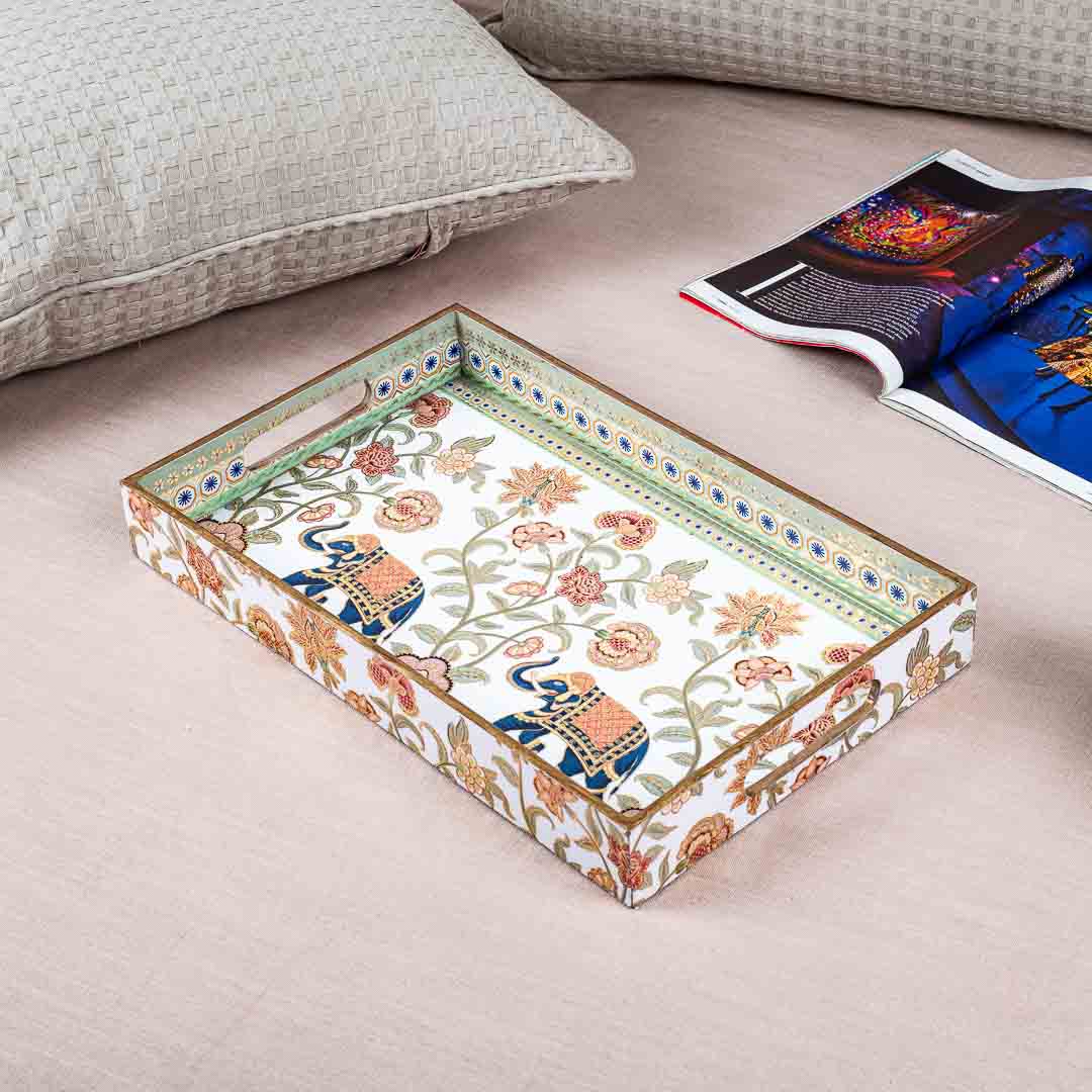 Premium Elephant Rectangle Mdf Tray