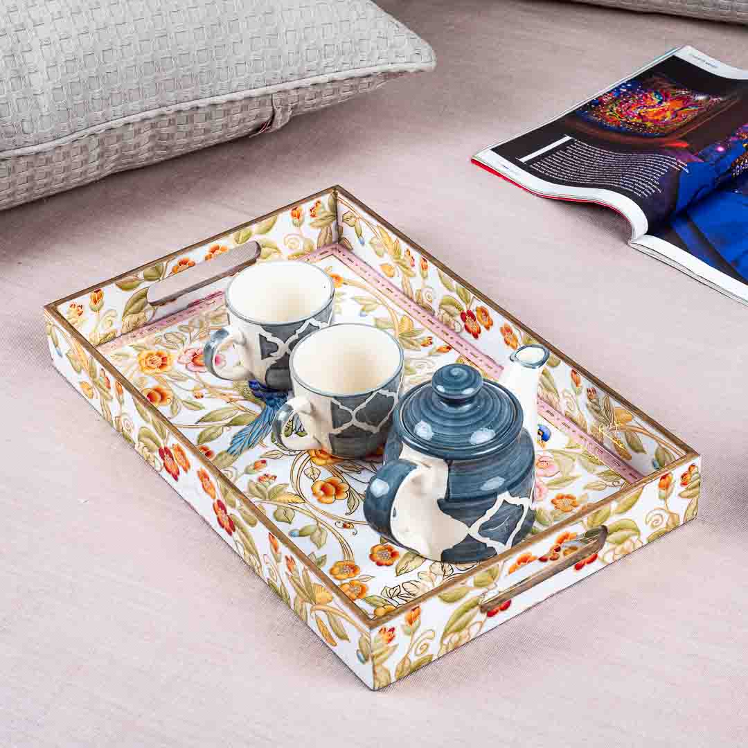 Premium Bird Rectangle Mdf Tray