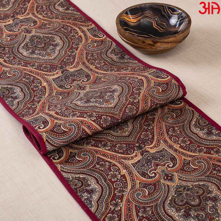Ethenic Block Print Table Runner (13x72) Inch
