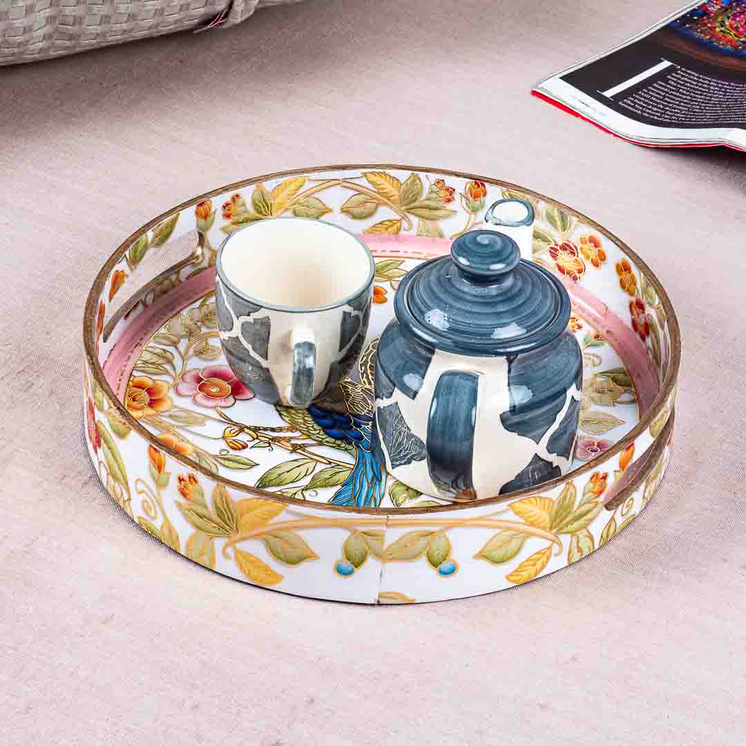 Premium Baird Mdf Round Tray Design Four 11 Inch Round