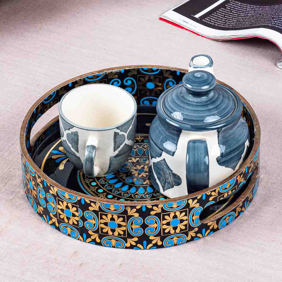 Premium Mdf Round Tray Design Five