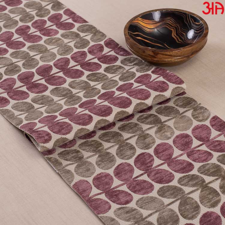 Purple And Green Twig Table Runner (13x48) Inch
