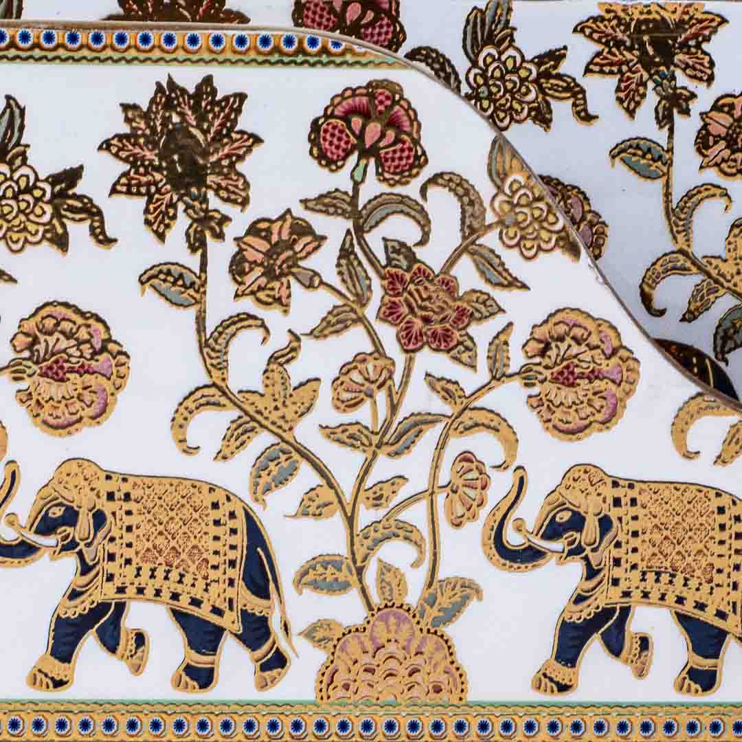 Premium Elephant Mdf Cutlery Npk Holder Design Three 6X4.5X4 Inch