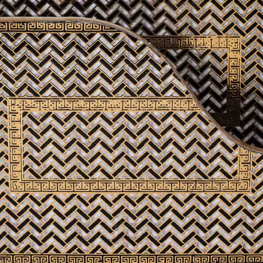 Premium Veda Weave Mdf Cutlery Npk Holder Design Ten 6X4.5X4 Inch