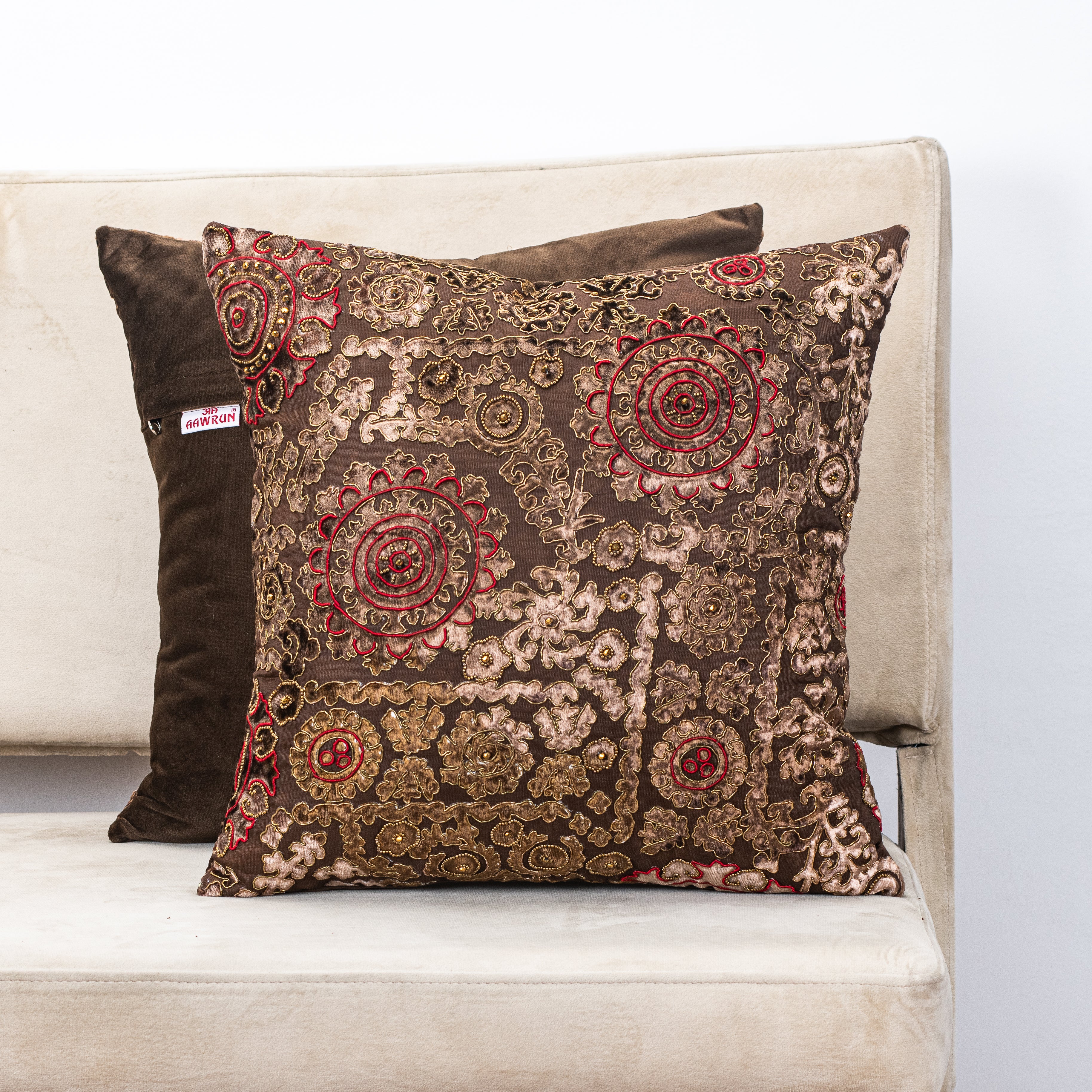 Premium Ethnic Circles Cushion Cover