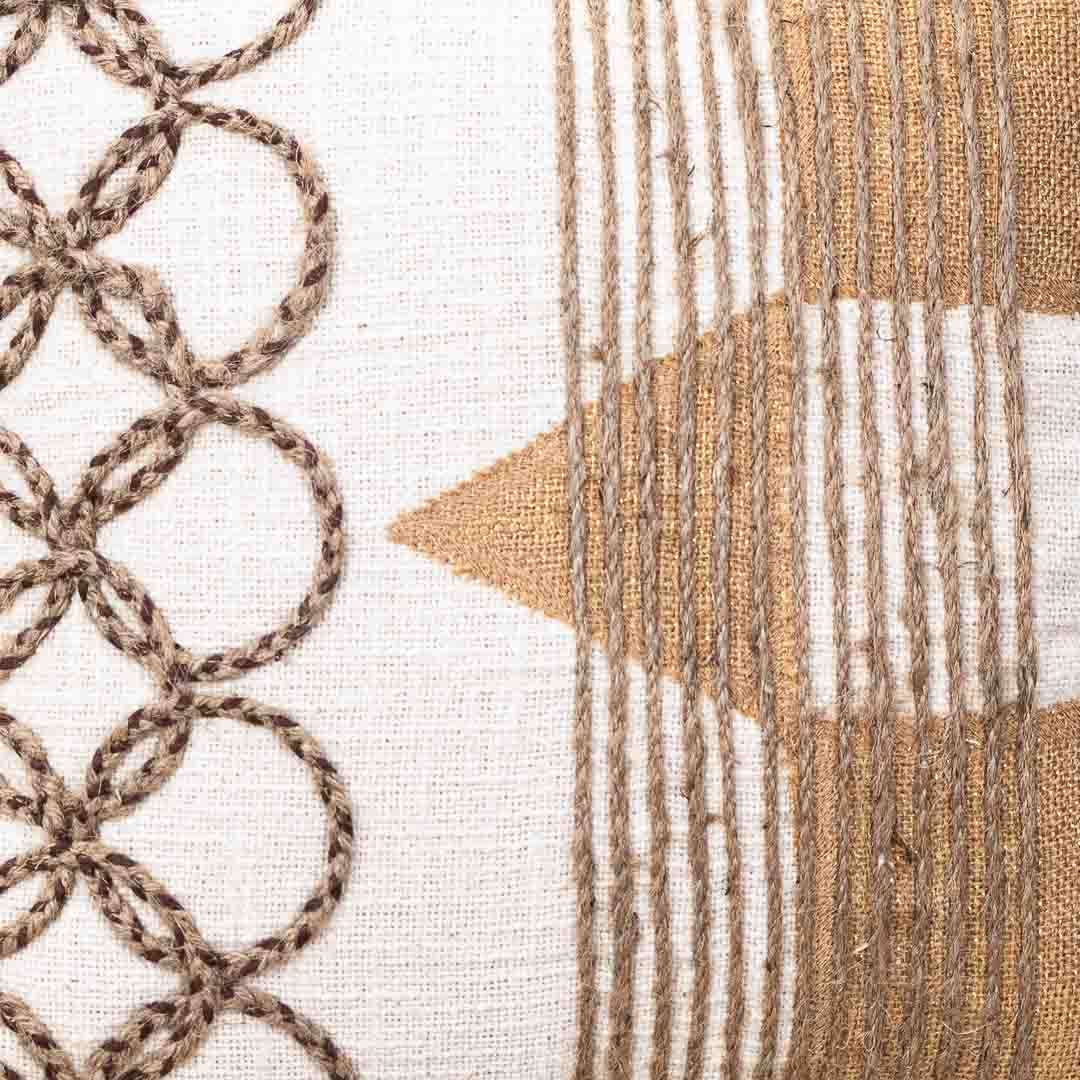 Premium New Fashion Jute Cushion Cover Design Three