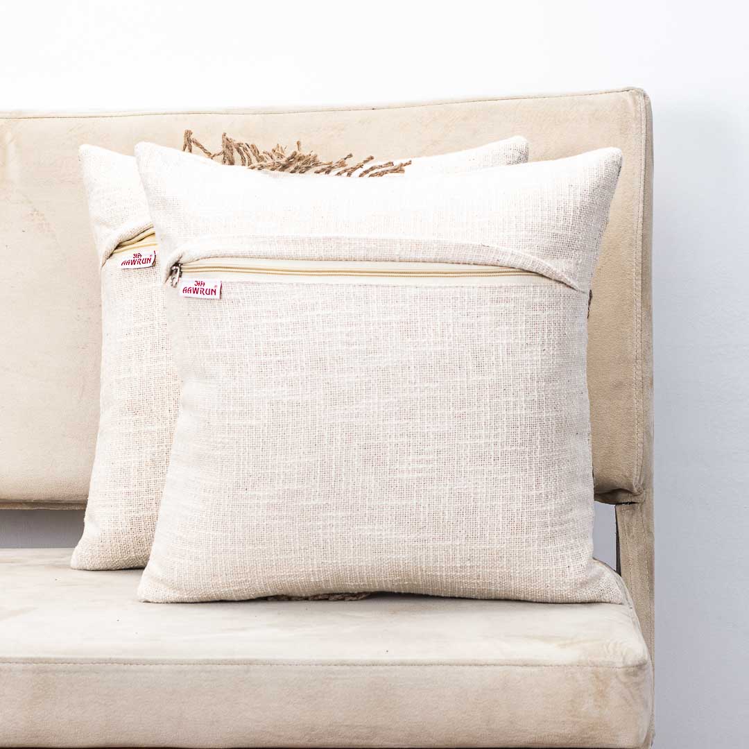 Premium New Fashion Jute Cushion Cover Design Three