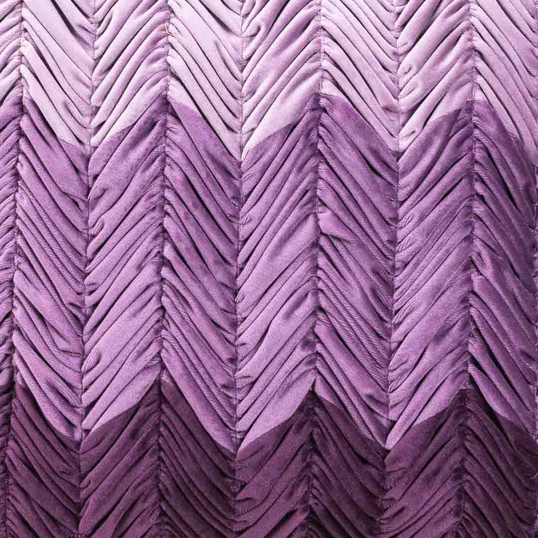 Premium Shaded Gathered Zig-Zag Design Cushion Cover