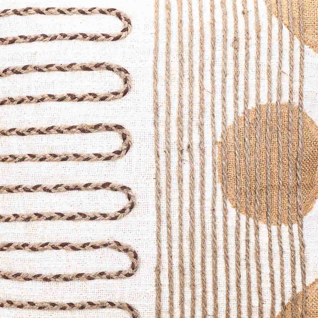 New Fashion Jute Cushion Cover Design Four