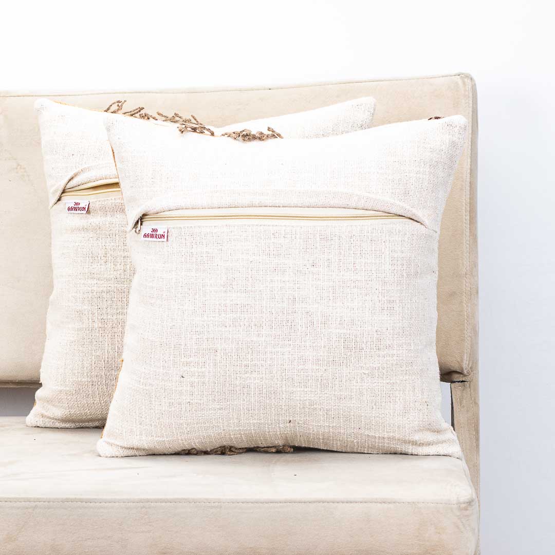 New Fashion Jute Cushion Cover Design Four