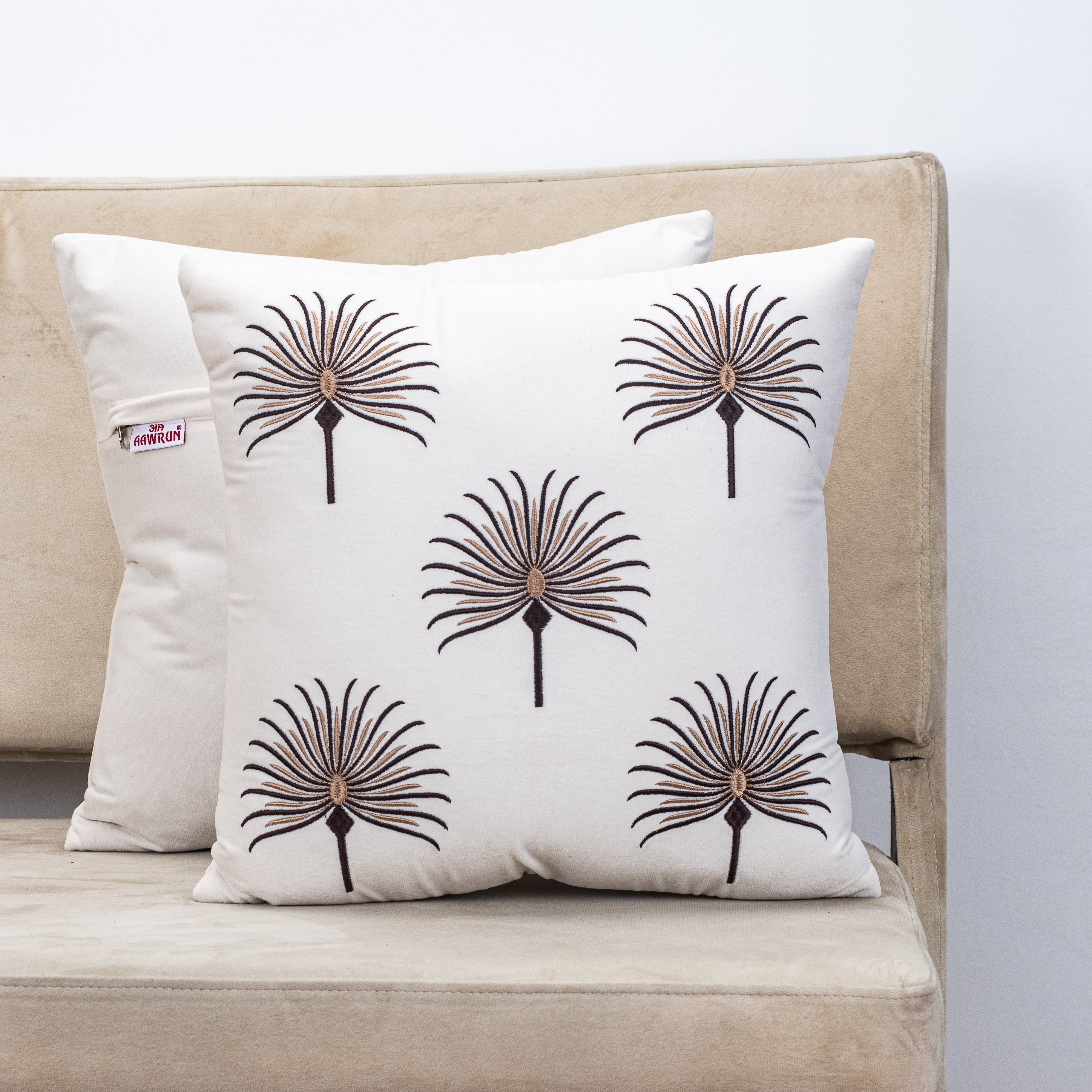 Five Nordic Flower Cushion Cover