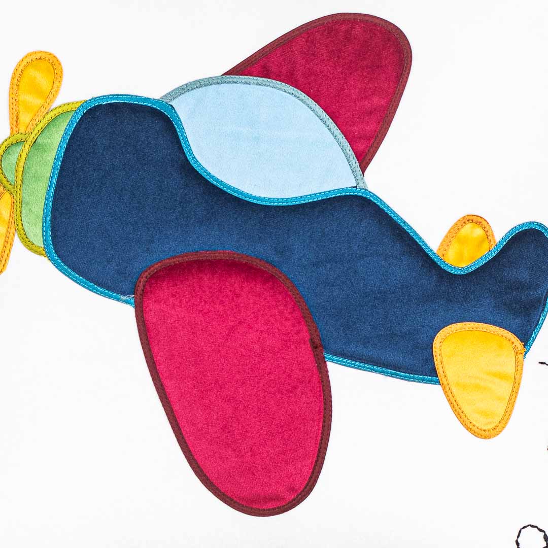 Noddy Plane Cushion Cover For Kids