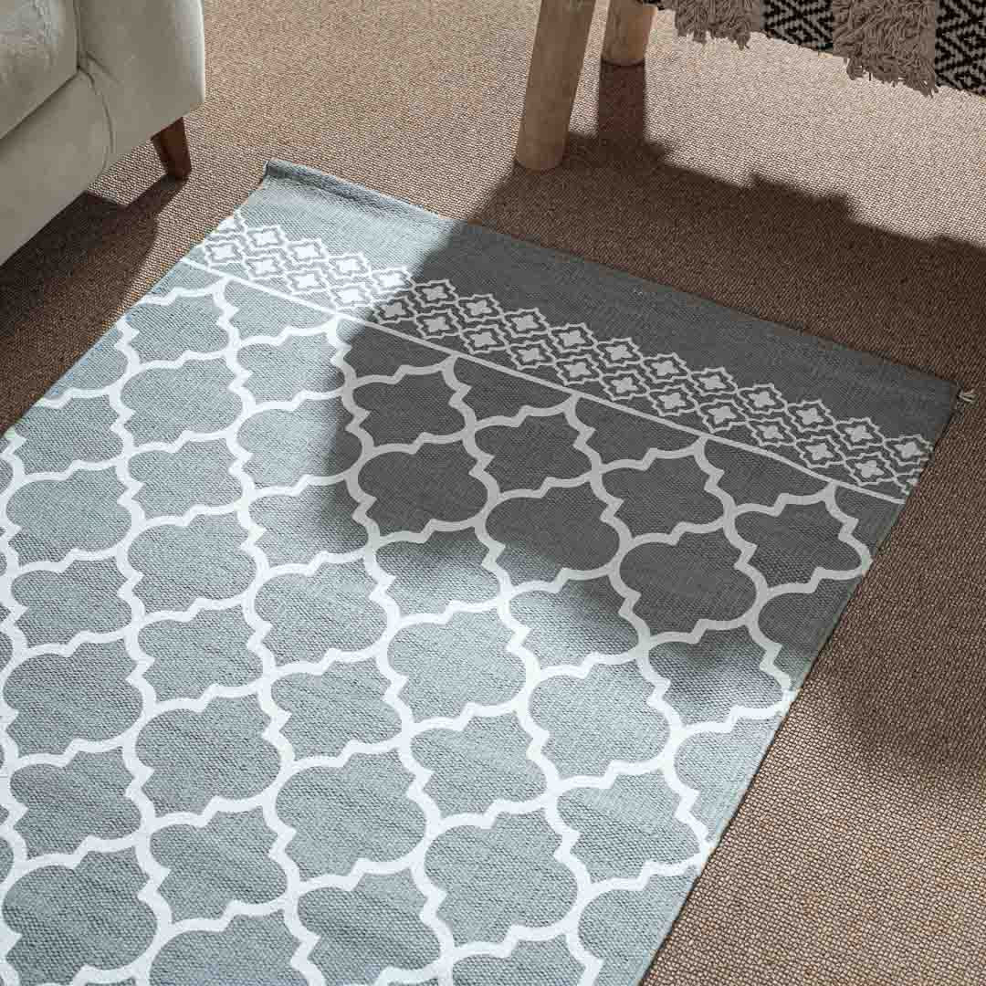 Premium Grey Rug Design Five 74x144 cm