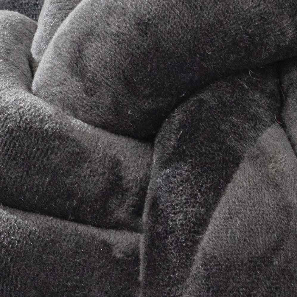 Premium Velvet Knot Ball Cushion Cover With Cushion