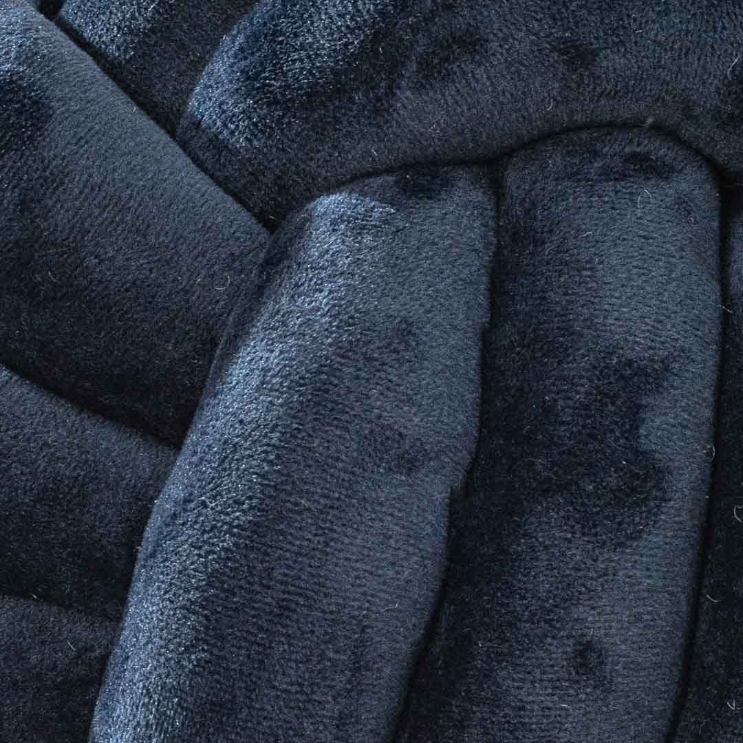 Premium Velvet Knot Ball Cushion Cover With Cushion