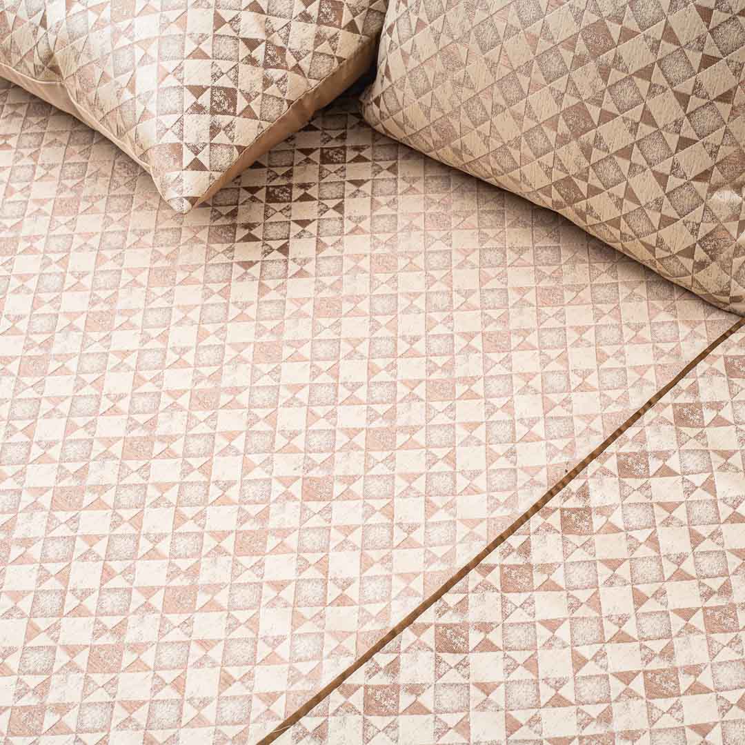 Premium King Size Jacquard Mix (1+2+2) Bed Cover Design Twenty Five