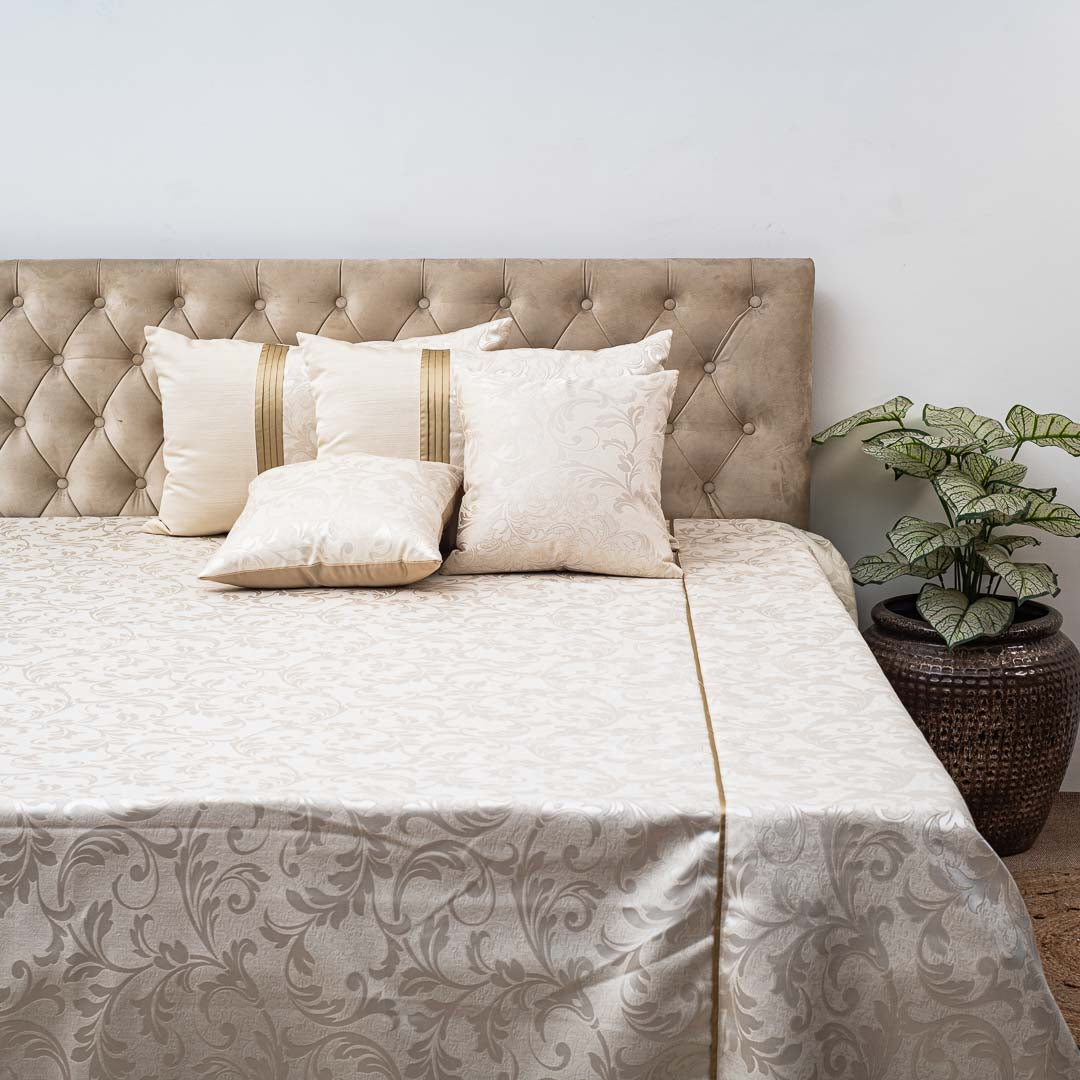 Premium King Size Jacquard Mix (1+2+2) Bed Cover Design Twenty Nine