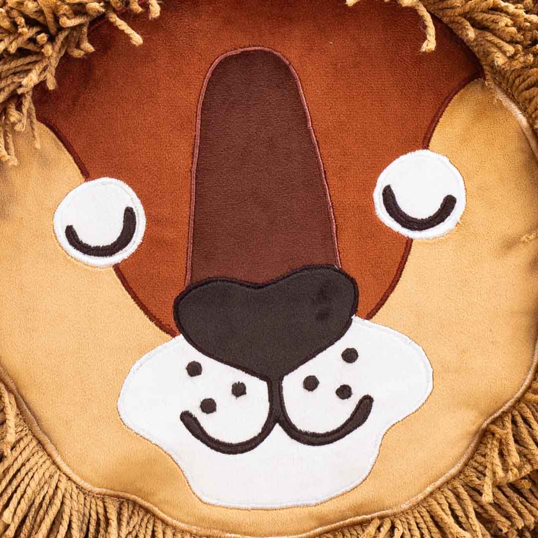 Premium Macrame Lion Cushion Cover