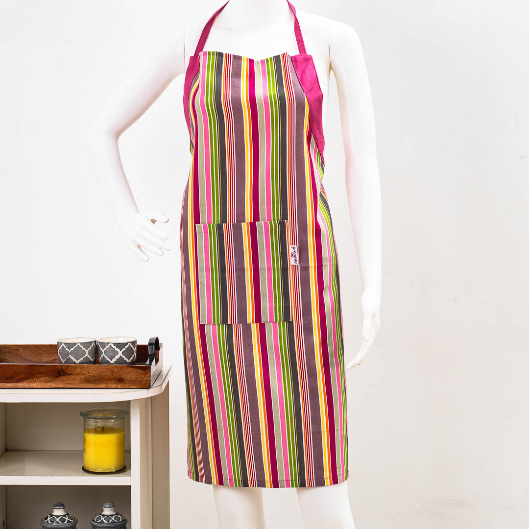 Premium Cotton Printed Apron Design Four